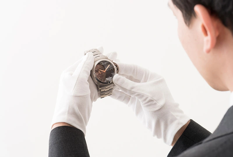 Checking watch