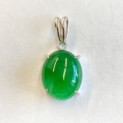 Jade pen top K18WG