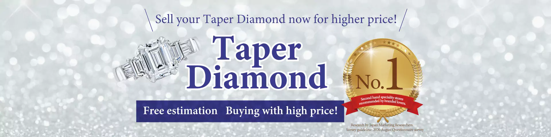 Free estimation of taper diamond